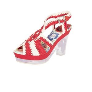 ISO (IN SEARCH OF) Discontinued Miss L Fire Lucite Heel. Any color.